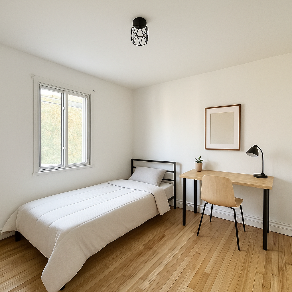 Chambre 2 - 2725 Rue Taillon, Montréal, QC H1L 4J9